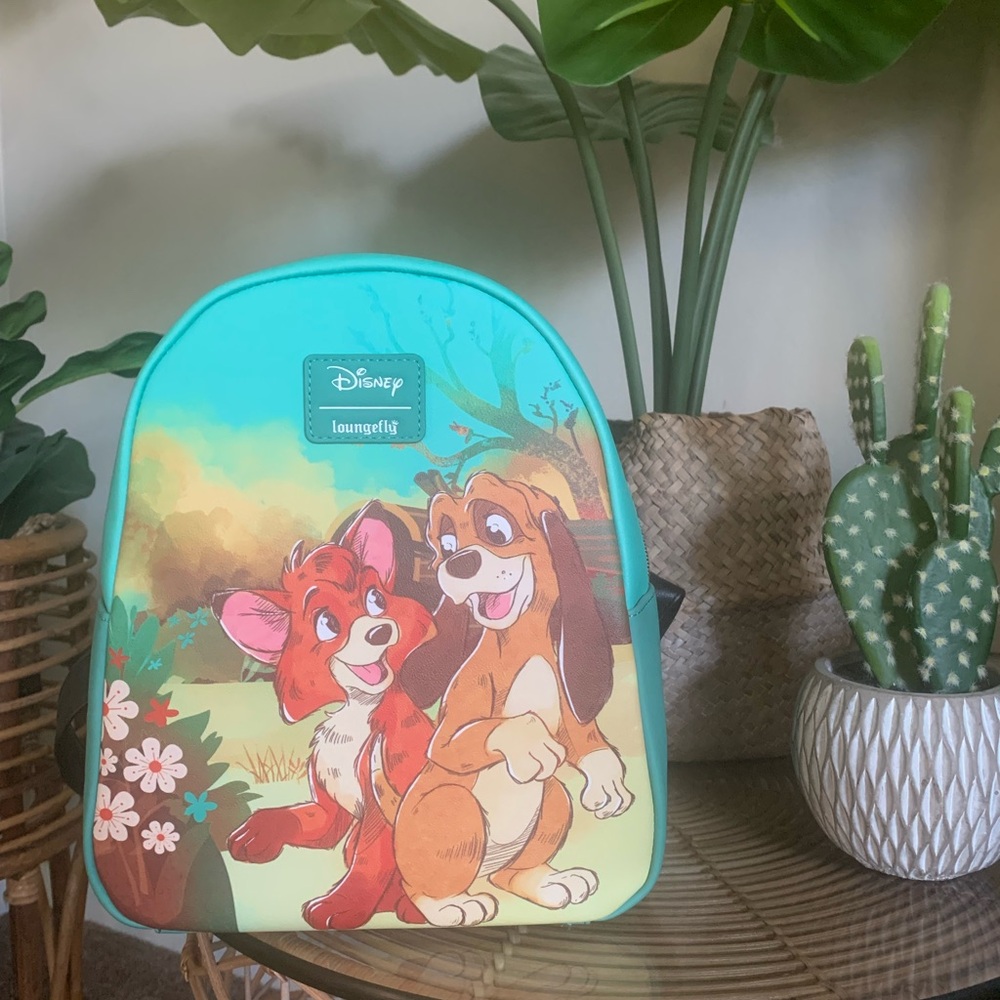 Fox in the hound Loungefly mini backpack